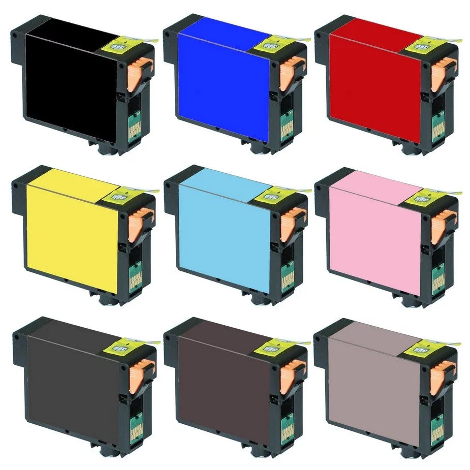 PrinterDash Replacement for Stylus Photo R3000 Inkjet Combo Pack (PBK/C/M/Y/LC/LM/LBK/MBK/LLBK) (NO. 157) (T157CMYLCLMPLMBLLBK)