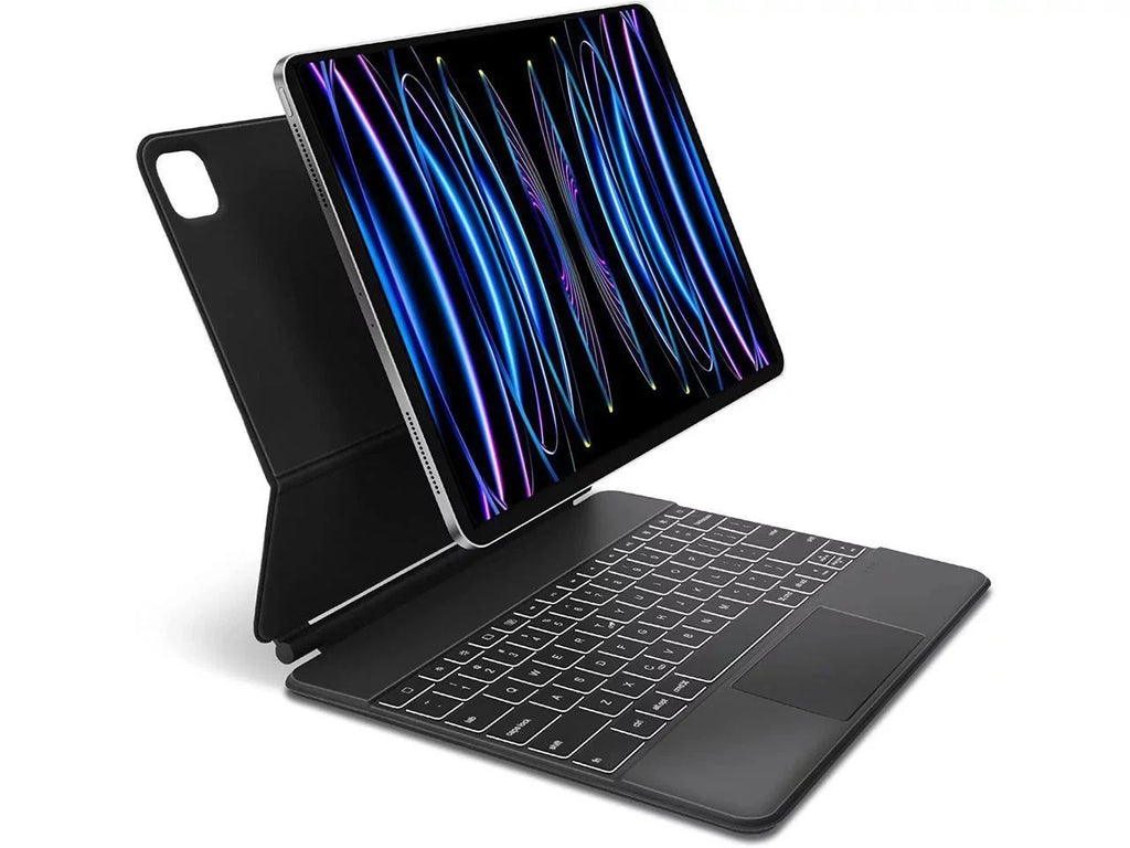 Magic Keyboard for iPad Pro 12.9 2022 6th Gen / 2021 5th Gen / 2020 4th Gen / 2018 3rd Gen - Backlit Trackpad Keyboard Magnetic Smart Stand Cover