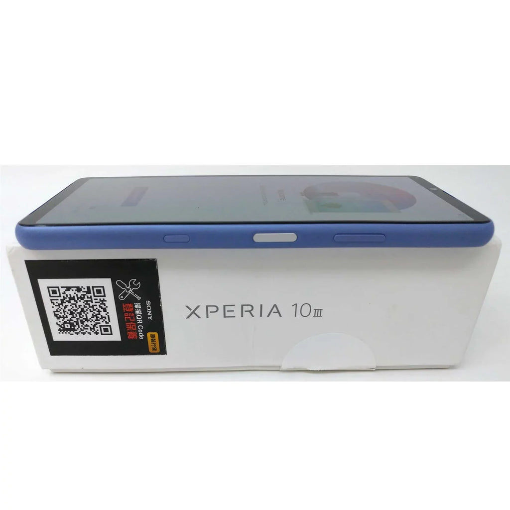 Pre-Owned Xperia 10 III 5G 128GB XQ-BT52 6GB RAM GSM Factory Unlocked Smartphone - Blue (Like New)