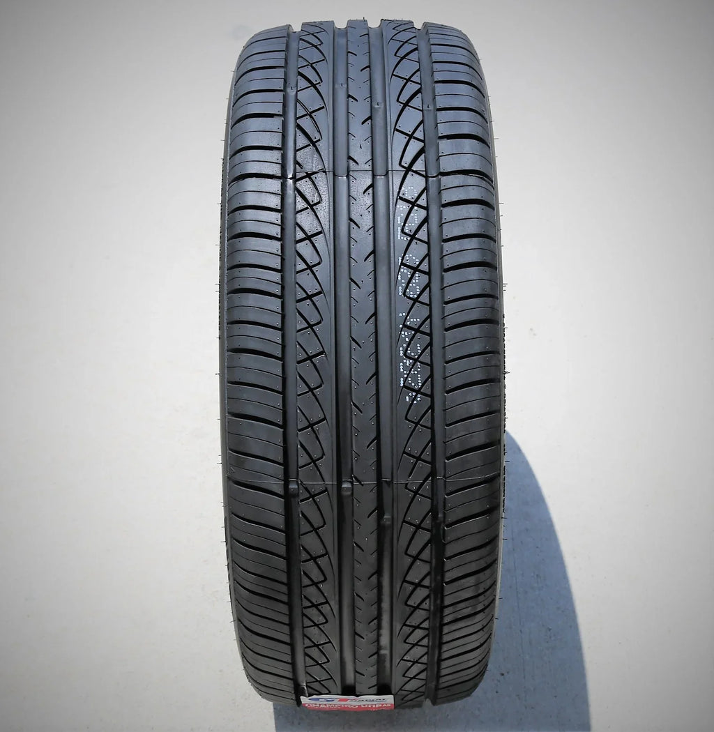 Set of 4 (FOUR) GT Radial Champiro UHP A/S 255/40R19 ZR 100Y XL AS High Capability Tires Fits: 2014 Ford Mustang GT, 2015-23 Ford Mustang EcoBoost Premium
