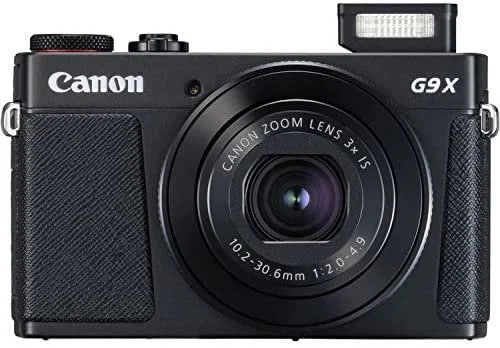 Powershot G9 X Mark II Point & Shoot Digital Camera Bundle w/Tripod Hand Grip, 64GB SD Memory, Case and More (Black)