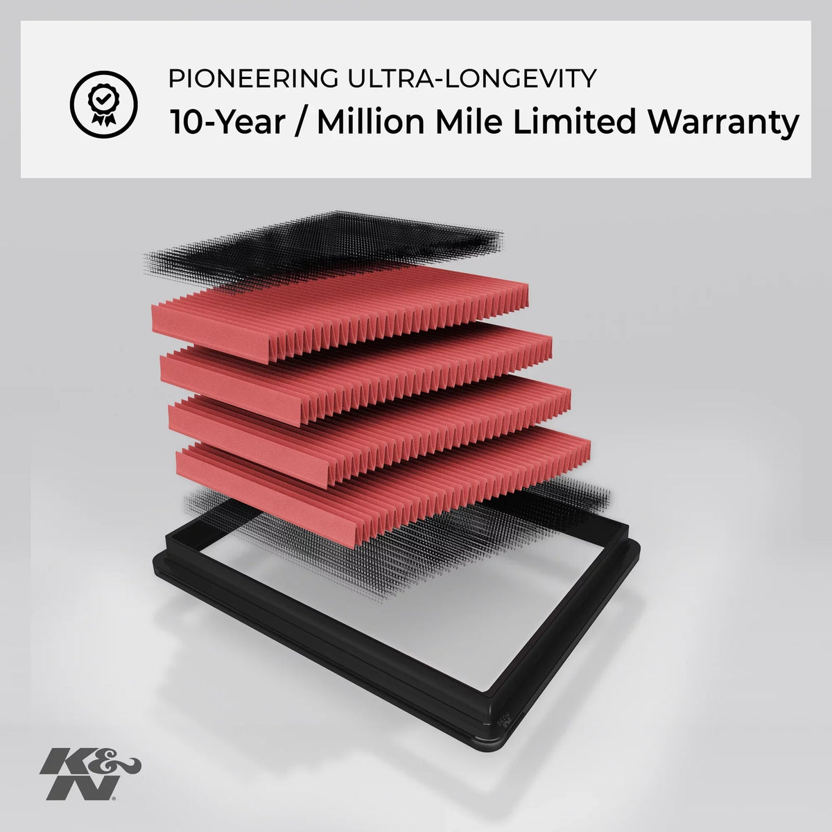 K&N Engine Air Filter: High Capability Premium, Washable, Replacement Filter: 2012-2019 Mercedes/Infiniti (CLA180, CLA200, GLA250, A160, A180, A200, A250, B160, B200, B250, Q30, QX30), 33-2995