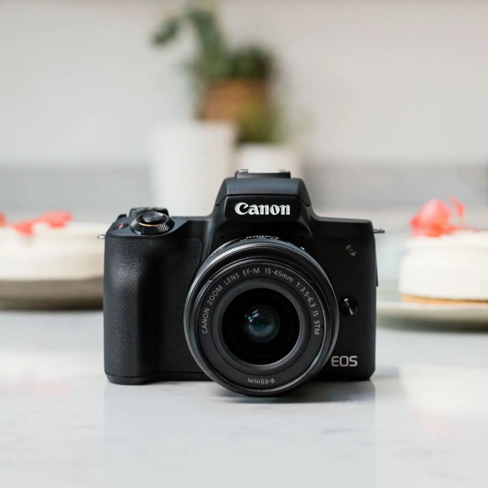 EOS M50 Mark II 24.1 Megapixel Mirrorless Camera with Lens, 0.59", 1.77", Black