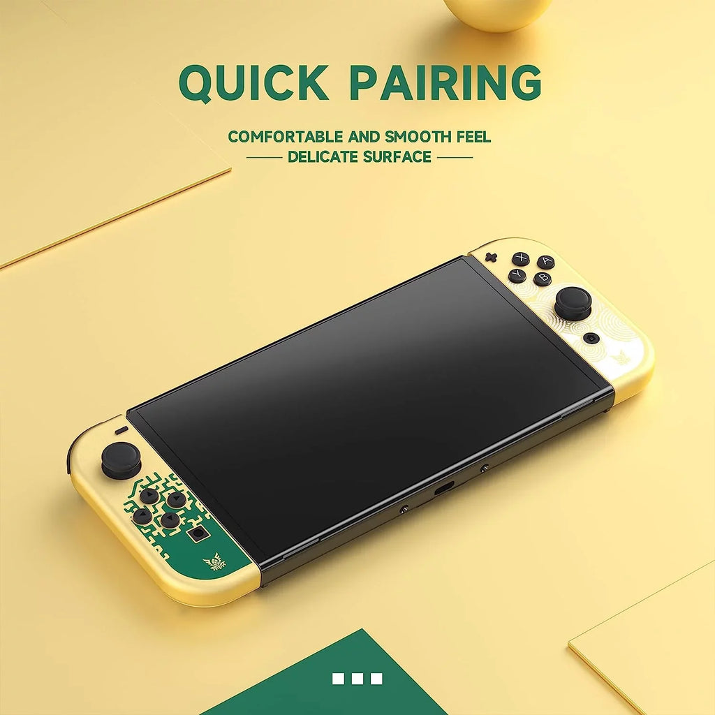 Joycons Controller for Nintendo Switch, Replacement for Wireless Left & Right Switch Controllers with Dual Vibration/Motion Display