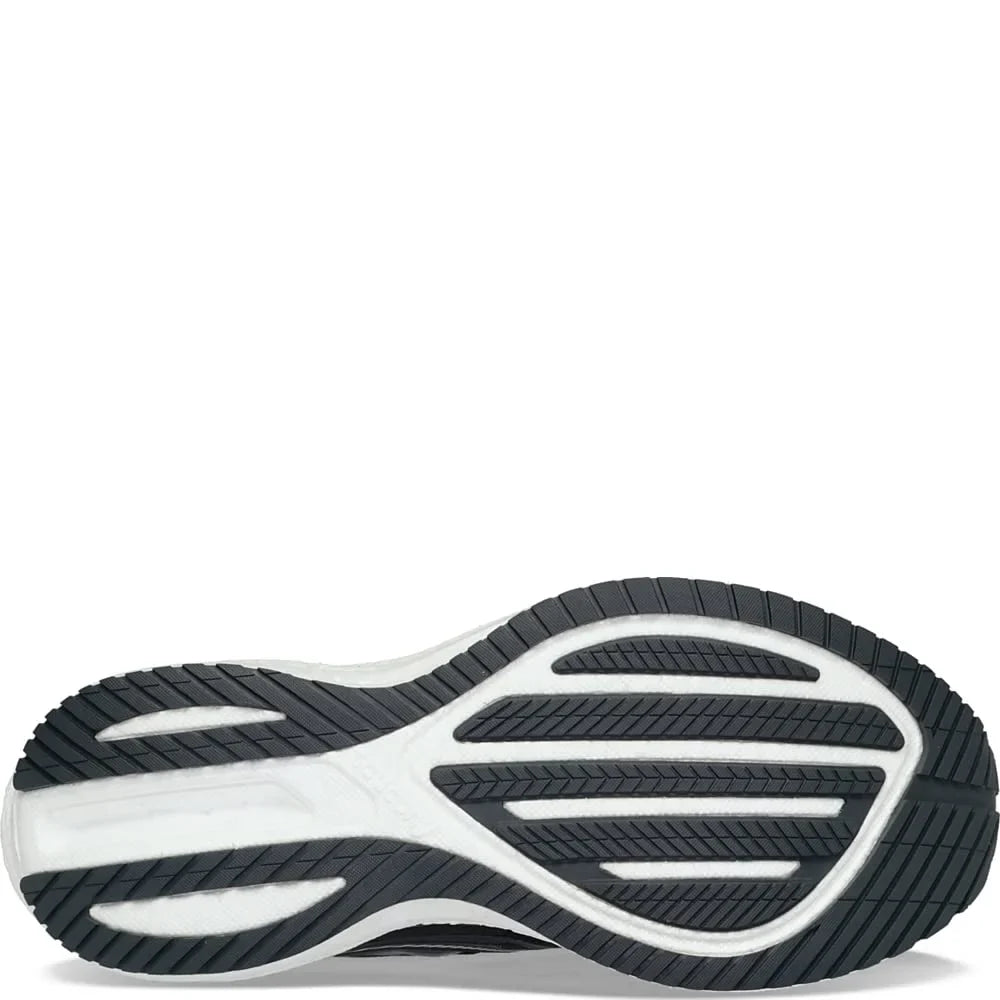Saucony Men's Triumph 20 Running Shoe, Black/White, 12.5 Wide