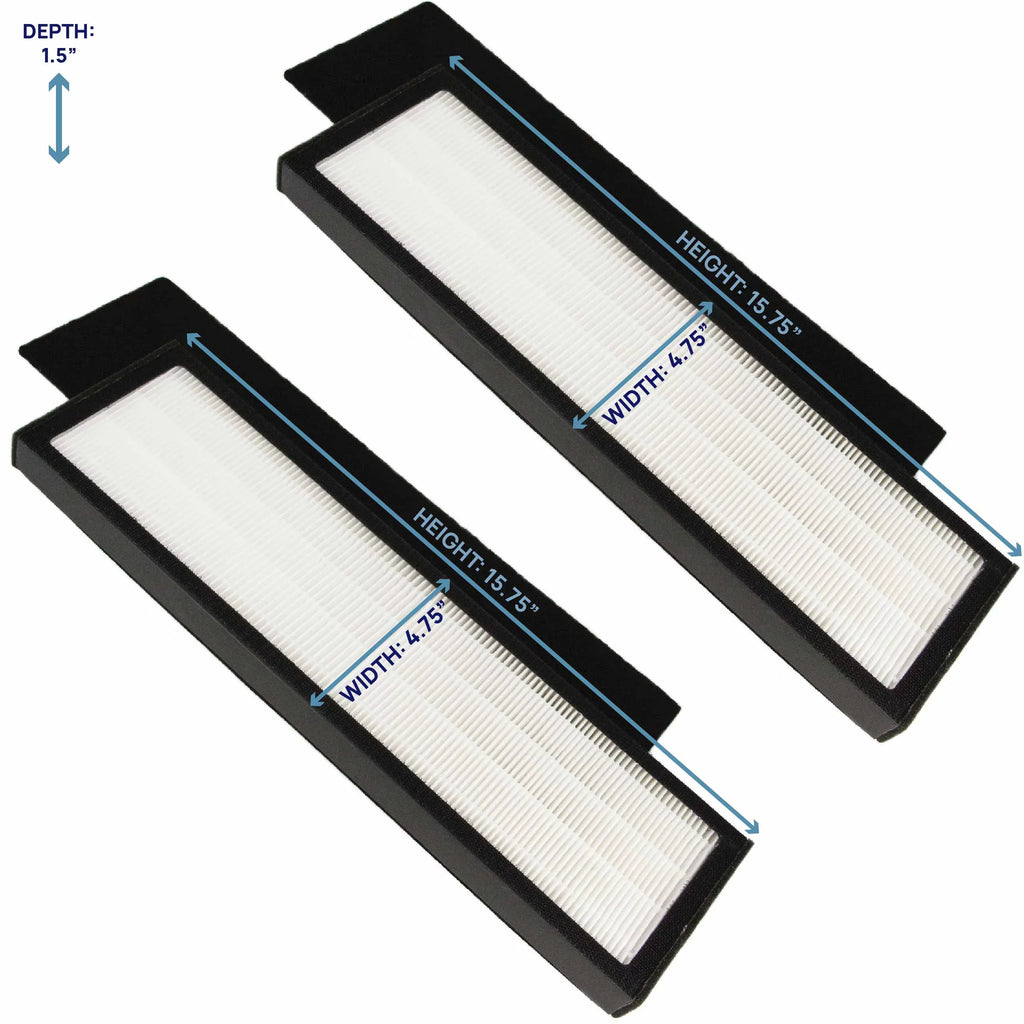 Filter Bros HEPA Filter B Replacement Compatible With GermGuardian FLT48252PK - AC4825, AC4870, AC4825DLX, Home Air Cleaner Guardian Purifiers with Technologies, AC4900CA, CDAP4500BCA, and CDAP4500WCA