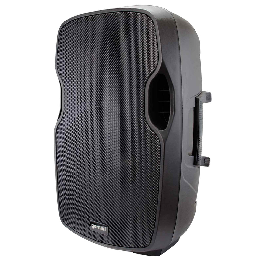 Gemini CDM-4000BT CD/MP3/USB Bluetooth Media Player & AS-1500P Active Speaker with 15" Woofers DJ Package