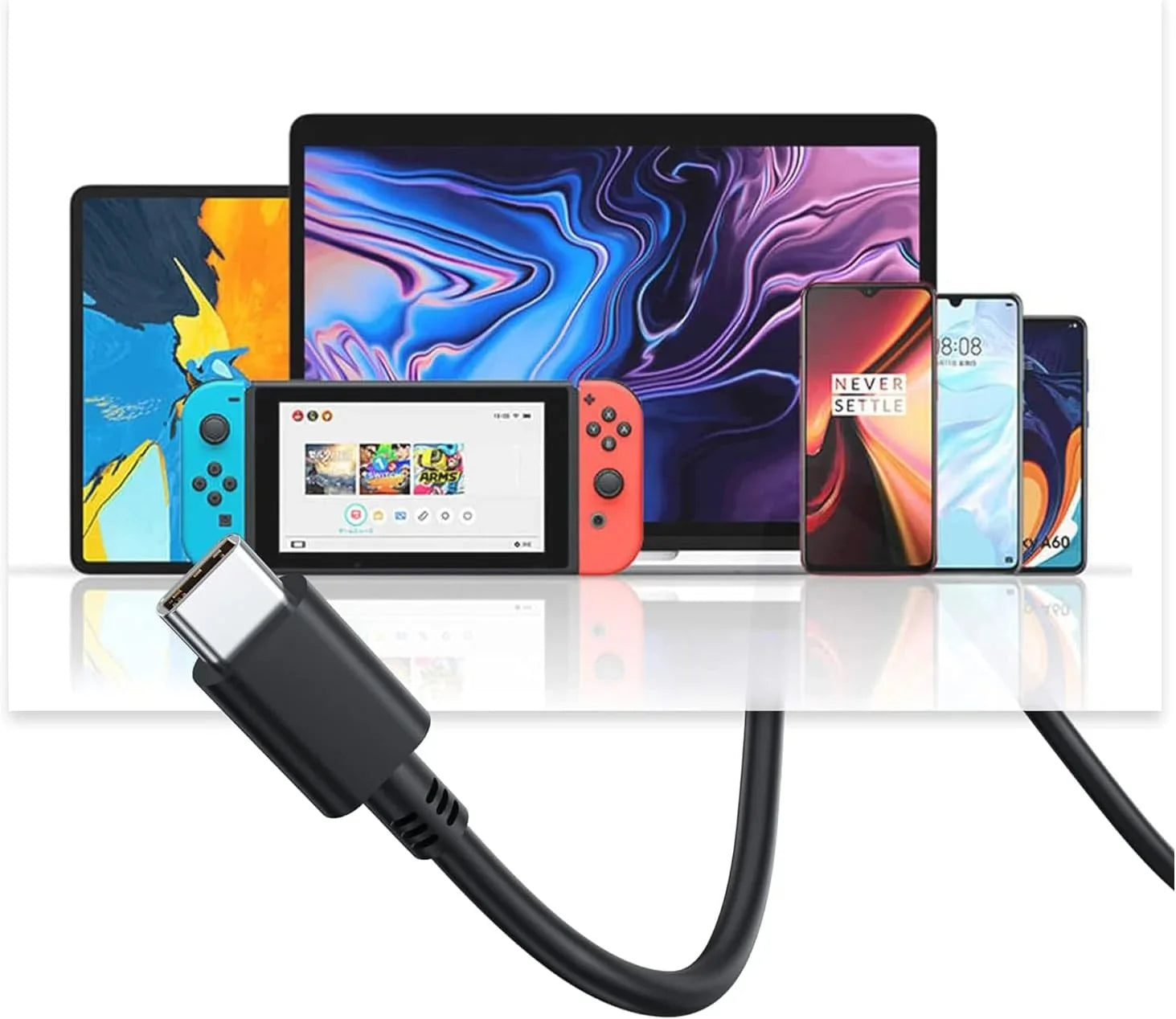 Guy-Tech 45w USB-C Ac Adapter Compatible with 100e Chromebook 81MA0000US Power Cord