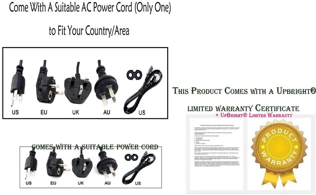 UPBRIGHT NEW Global AC / DC Adapter For Vostro 14 3000 3458 14-3458 VOS3458-3625 VOS3458-4250 VOS3458-3750 14" LED Notebook Notebook PC Power Supply Cord Charger