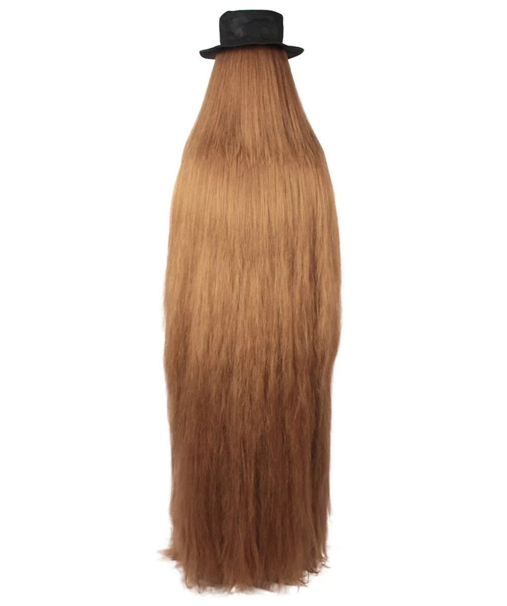 HPO Adult Unisex Cousin Itt Addams Family Dapper Creature Monster Halloween Costume, Synthetic Fiber, Brown
