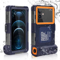 UrbanX Professional [15m/50ft] Swimming Diving Surfing Snorkeling Photo Video Liquid Protective Case Fluid Housing for P Smart Z And all Phones Up to 6.9 Inch LCD with Lanyard