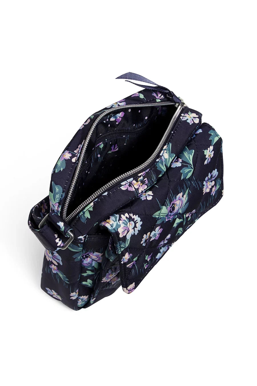 Vera Bradley Women's Efficiency Twill Small Crossbody Bag Navy Garden