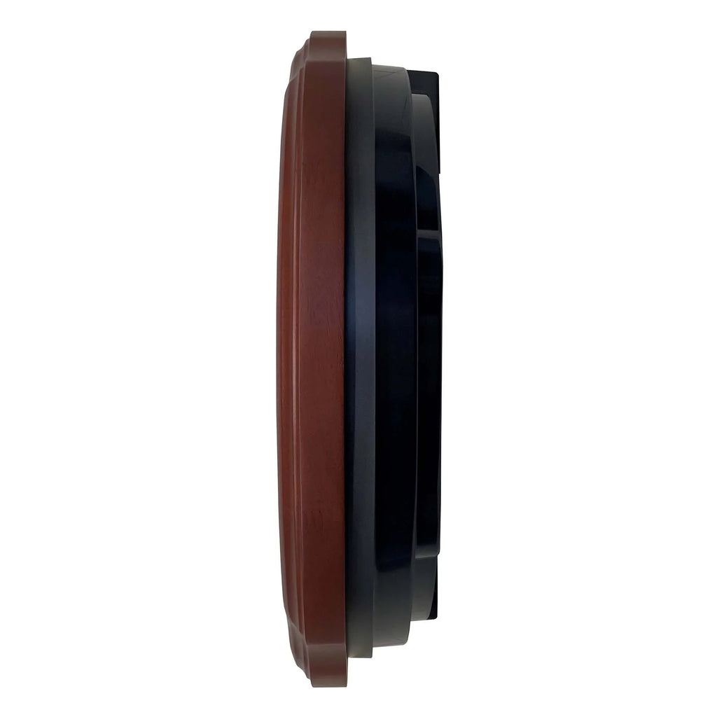 Seiko Tube and Chimes Melodies In Motion, Brown Wood Frame Traditional Classic Music Rotating Pendulum Crystals QXM392BRH