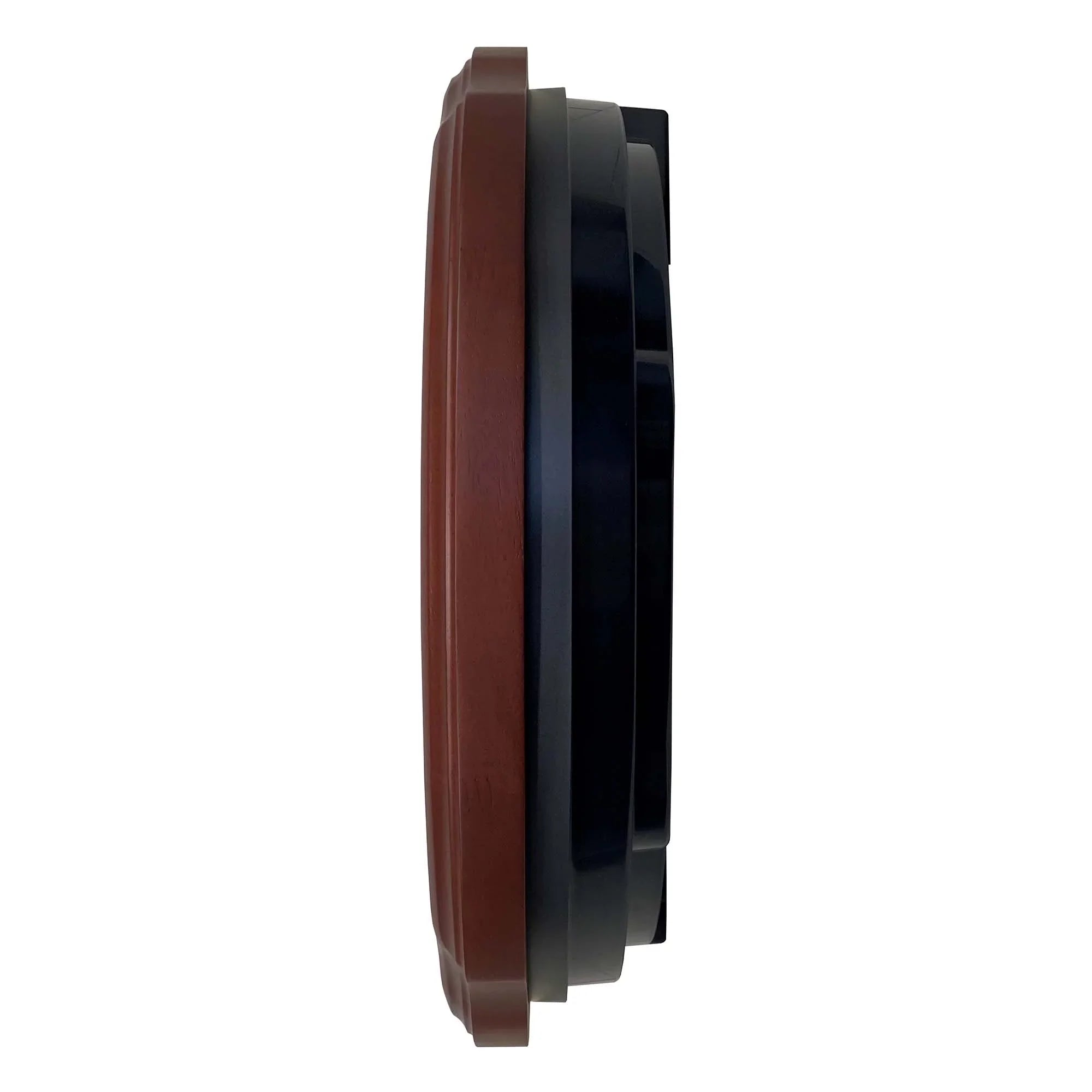 Seiko Tube and Chimes Melodies In Motion, Brown Wood Frame Traditional Classic Music Rotating Pendulum Crystals QXM392BRH