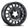 14 x 6 in. 38 mm Offset 4 x 136 mm Bolt Pattern 100 mm Center Bore MR407 Bead Grip Wheel, Matte Black