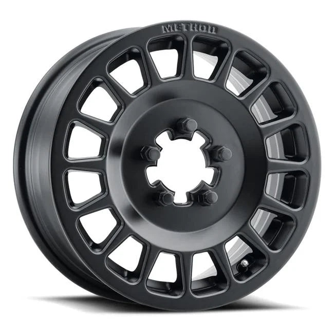 14 x 6 in. 38 mm Offset 4 x 136 mm Bolt Pattern 100 mm Center Bore MR407 Bead Grip Wheel, Matte Black