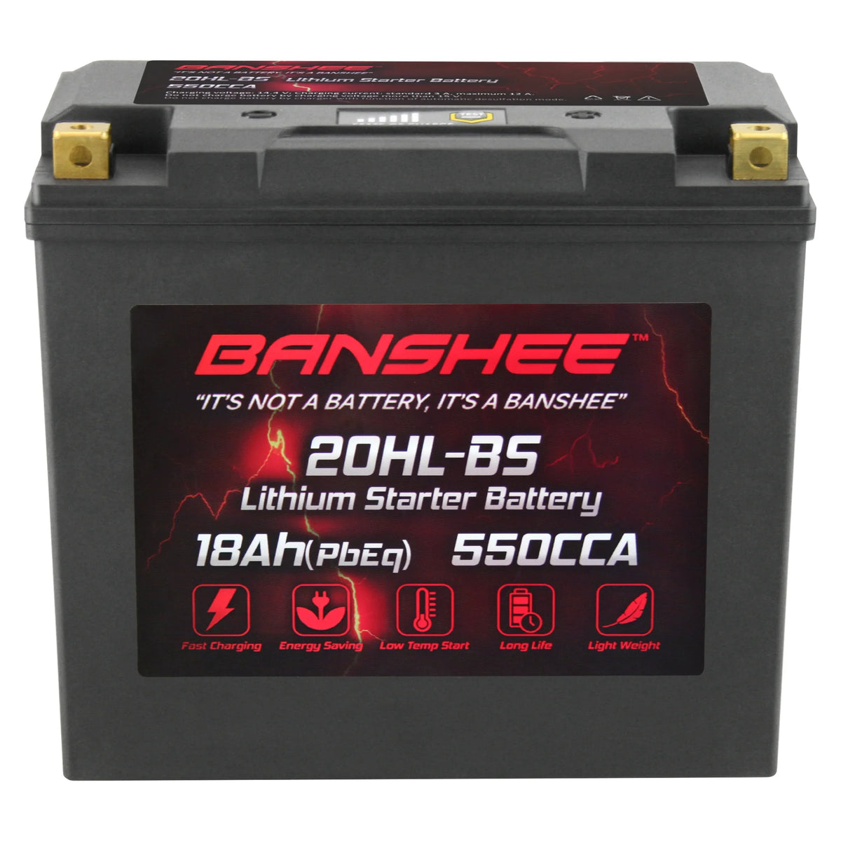 Banshee YTX20L-BS LiFePO4 Motorsports Battery Compatible with Yamaha VX1100E WaveRunner V1 2015 to 2015