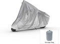 Weatherproof Motorcycle Cover Compatible With 2017 Moto Guzzi V7 Ii Stone Abs Grigio Intenso - Outdoor & Indoor - Protect From Rain Liquid Snow, Sun - Securing Straps - Sturdy Material - Storage Bag