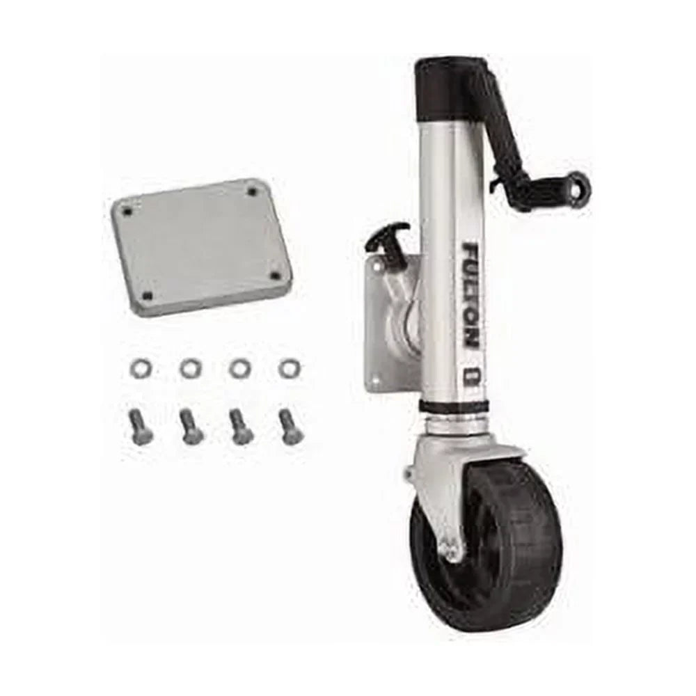 Fulton 1413050334 F2® Marine Trailer Jack, 1,600 lbs. Lift Capacity, Sidewind, Weld-On Side Mount, 10 Inch Travel
