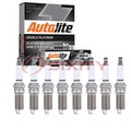8 pc Autolite APP5863 Double Platinum Spark Plugs for 41-125 88901025 SP512A Ignition Wire Secondary Fits select: 2012-2018 FORD FOCUS, 2012-2021 FORD EXPLORER