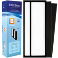Filter Bros HEPA Filter B Replacement Compatible With GermGuardian FLT48252PK - AC4825, AC4870, AC4825DLX, Home Air Cleaner Guardian Purifiers with Technologies, AC4900CA, CDAP4500BCA, and CDAP4500WCA
