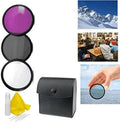 Alpha A6000 Appropriate 3-Piece Multiple Coated Filter Kit 67mm + 3pc Cleaning Kit