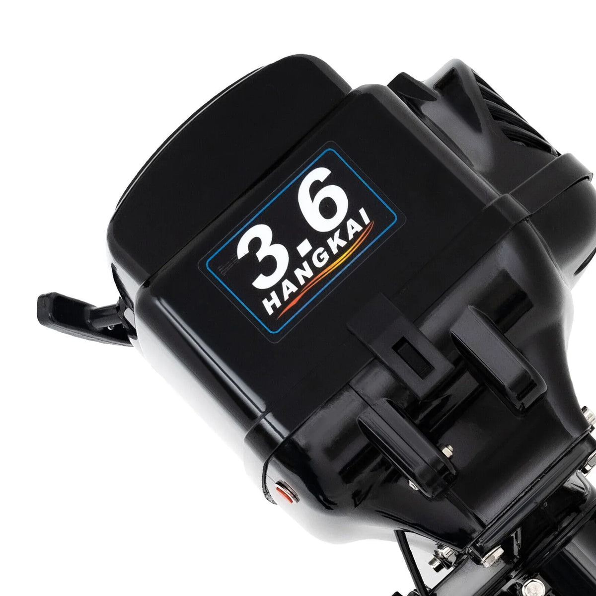HANGKAI 2 Stroke 3.6 Outboard Motor Fishing Boat Engine Fluid Cooling CDI Outboard Boat Motor 90cm/35.4in