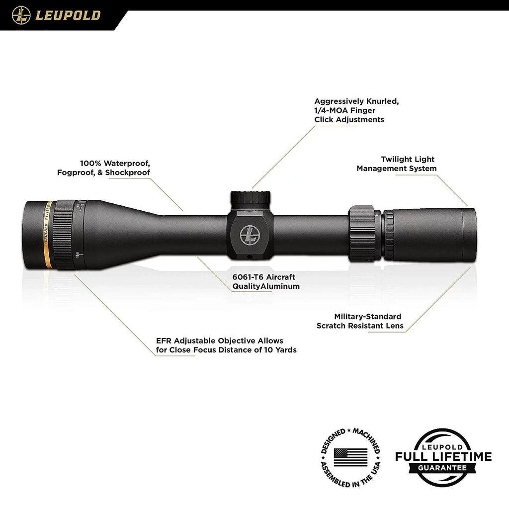 LEUPOLD Leupold VX-Freedom EFR 3-9x33mm (1 inch) Matte Fine Duplex (175075)