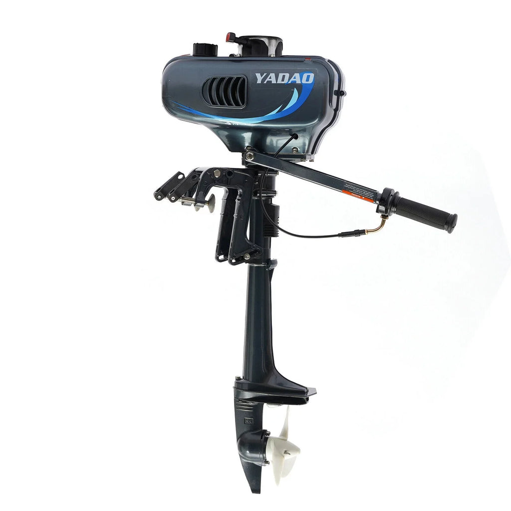 DENEST 3.5HP 2 Stroke Outboard Motor Fishing Boat Engine CDI Fluid Cooling 4000-5000rpm