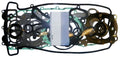 NEW JET SKI COMPLETE GASKET KIT IS COMPATIBLE WITH YAMAHA 2004 2005 2006 2007 2008 FX HO 1100CC