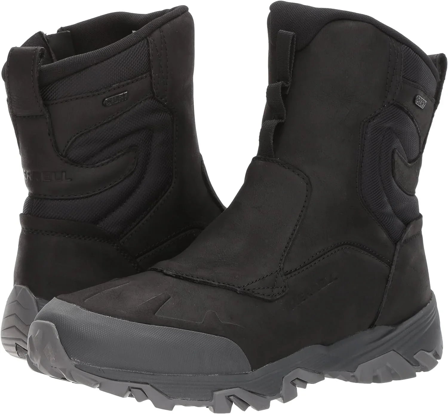 Merrell Men's COLDPACK ICE+ 8" Zip Polar Fluid Snow Boot, Black, 7 M US