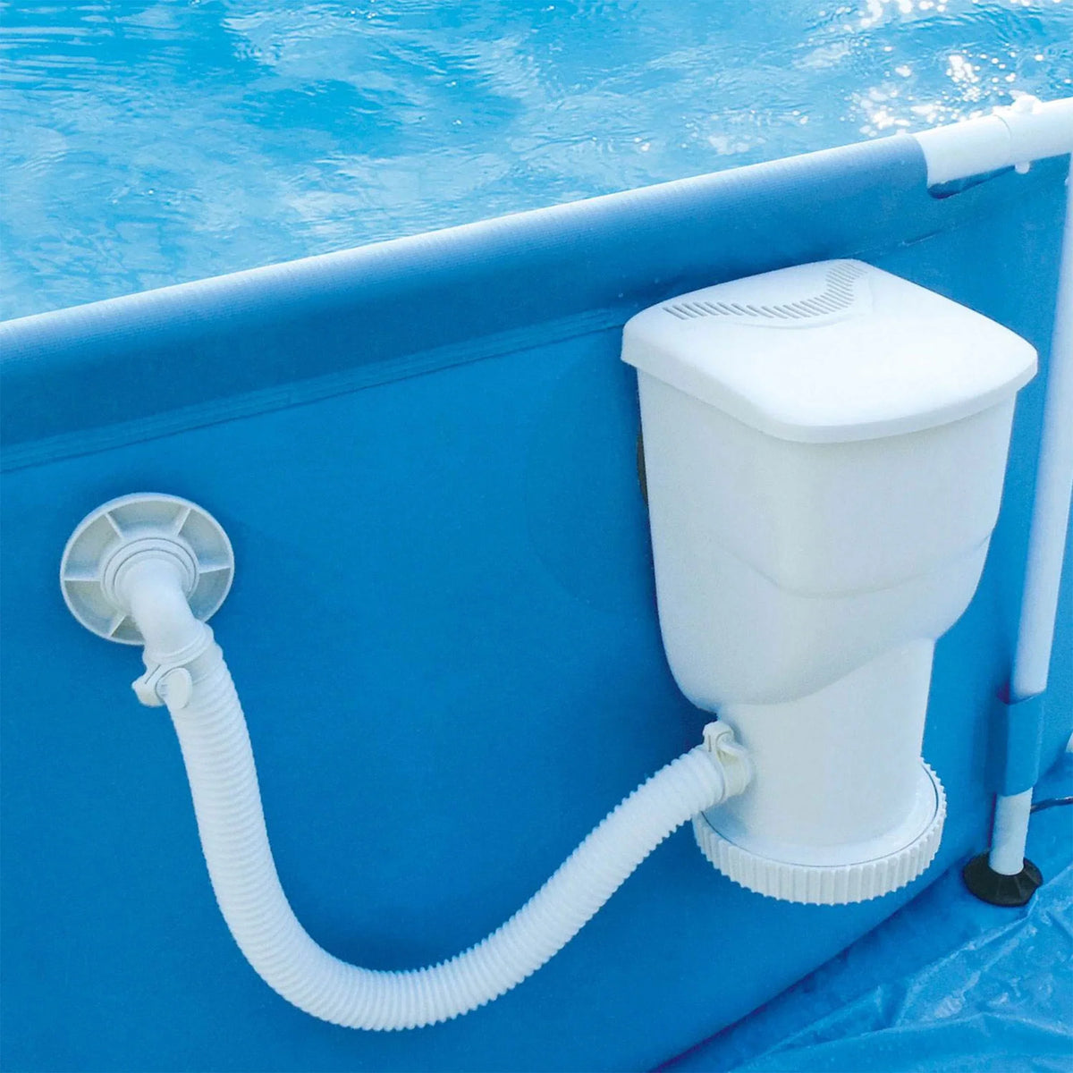 Summer Waves 600 Gallons SkimmerPlus Filter Pump System for Above Ground Pools