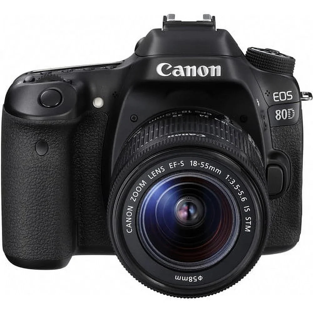 EOS 80D DSLR Camera with 18-55mm Lens + 64GB Buzz-photo Advanced Kit