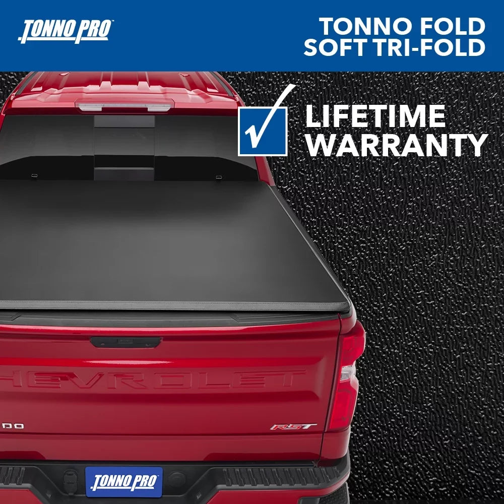 Tonno Pro Tonno Fold, Soft Folding Truck Bed Tonneau Cover | 42-600 | Fits 2006 - 2015 Honda Ridgeline 5' Bed (60")