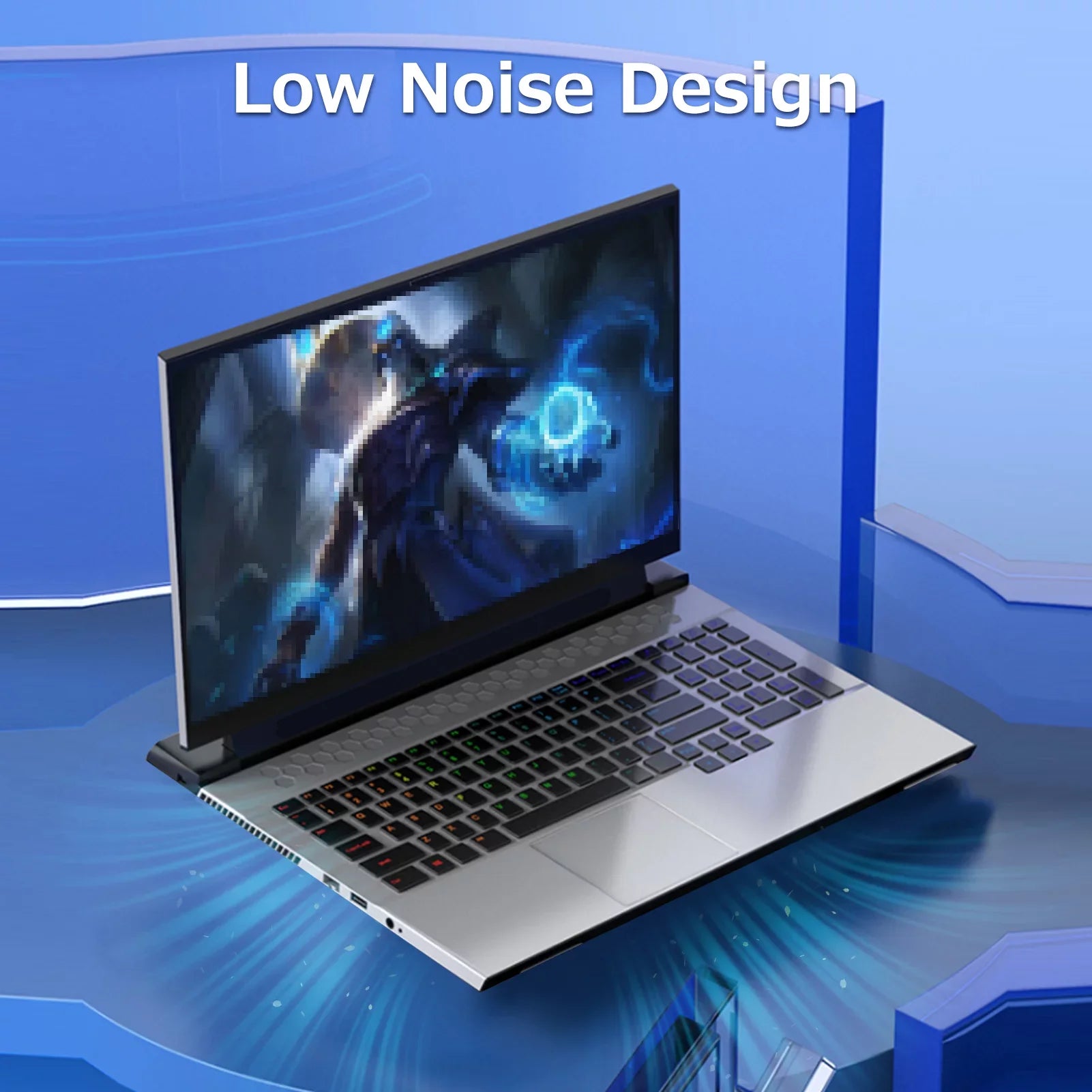 Carevas Portable Notebook Cooler Mobile pc Cooling Base Single Fan Design Low Noise Two USB Ports Support Portable computer Below 14 inch