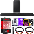 HW-Q600A 3.1.2ch Soundbar w/ Dolby Atmos / DTS:X (2021) HW-Q600A/ZA with Wireless Active Subwoofer Bundle with Extended Protection Plan + 2x Deco Gear HDMI Cables + Streaming Software Kit