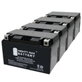 YTZ10S 12V 8.6AH Replacement Battery compatible with Suzuki 1000 GSX-R1000 00-17 - 4 Pack