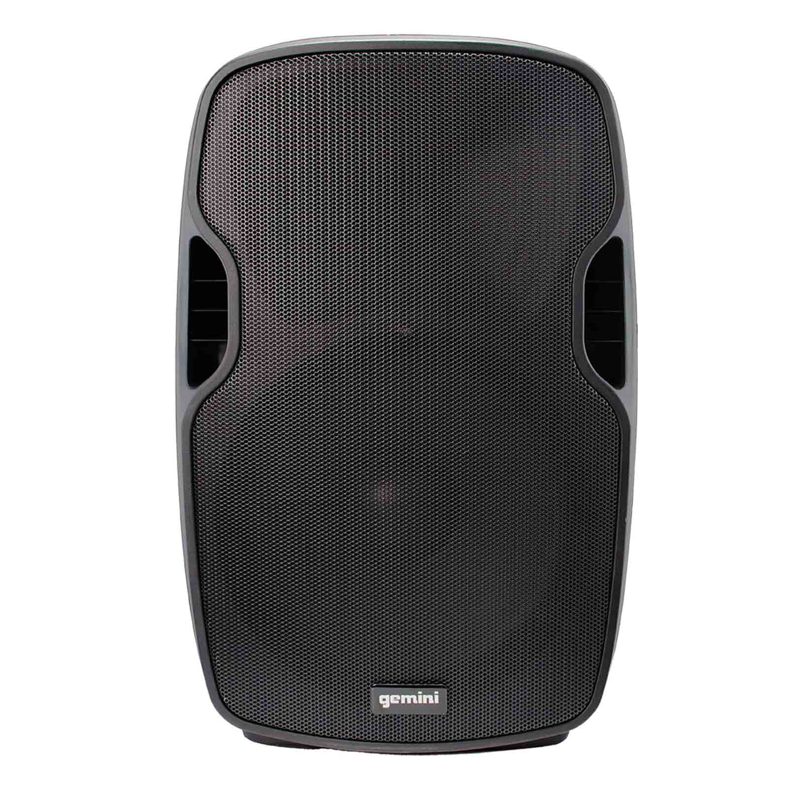 Gemini CDM-4000BT CD/MP3/USB Bluetooth Media Player & AS-1500P Active Speaker with 15" Woofers DJ Package