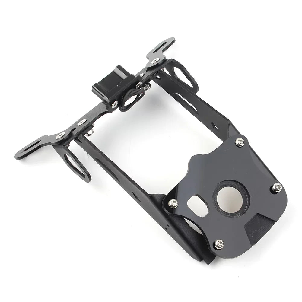 ZS MT09 21-22 Black Motorcycle License Plate Holder Fender Eliminator Tail Tidy For Yamaha MT-09 2021 2022