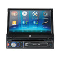 Dual Electronics XDVD179BT 7 inch Single DIN Car Stereo, Motorized Touch Display CD/DVD, New