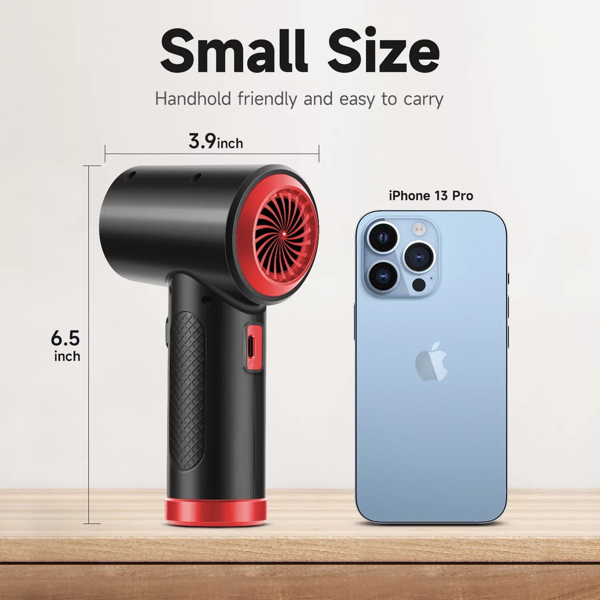 OTAO Electric Compressed Air Duster -Multi-use 51000RPM 3 Speeds Cordless Air Blower Keyboard Cleaner with LED Light for Computer Electronics Dust Off, Inflate Swimming Pool, Replace Air Can,Air Pump