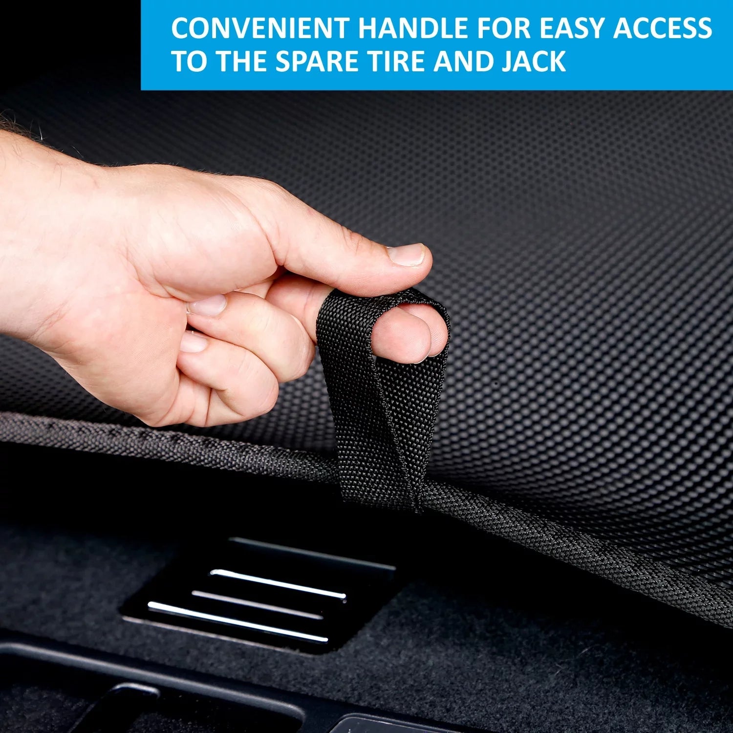 CLIM ART Cargo Liner for Toyota Camry 2018-2024 Custom Fit Trunk Mat, with Honeycomb Dirtproof & Fluid Technology - All-Climate, Heavy Duty, Anti-Slip Cargo Liner, Luggage - FL01118023