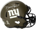 Daniel Jones New York Giants Autographed Riddell 2022 Salute to Service Speed Replica Helmet - Fanatics Authentic Certified