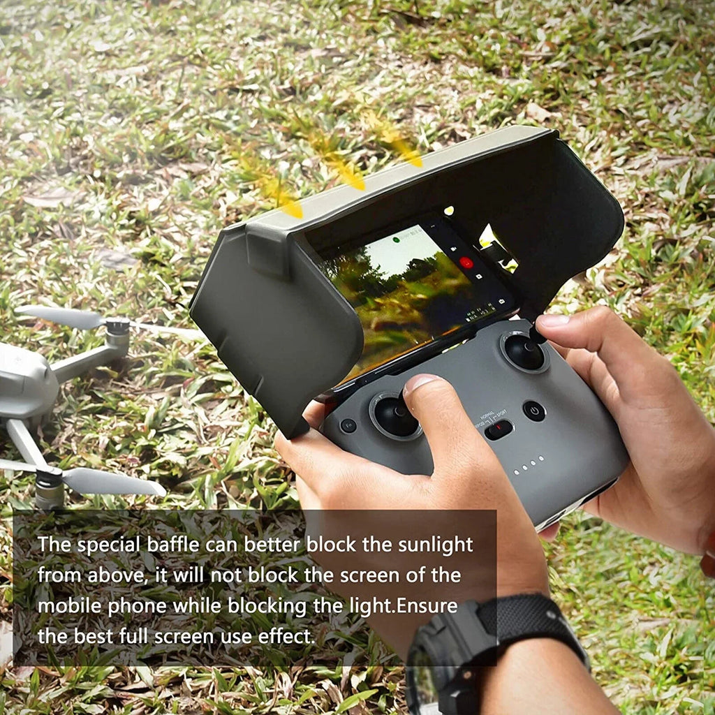 Foldable Phone Sun Shade Hood for DJI Mavic Mini 2 Air 2 Drone Remote Control US