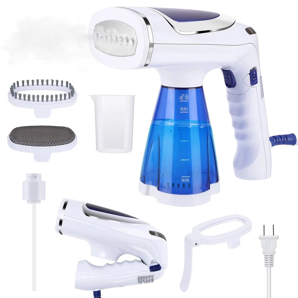 Steamer for Clothes, 30s Heat up Handheld Clothes Steamer, Portable Garment Steamer Fabric Wrinkles Remover, Travel Steamer for Clothes, Curtains and Toys
