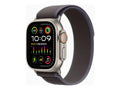 Watch Ultra 2 - 49 mm - titanium - smart watch with Trail Loop - nylon weave - blue/black - band size: M/L - 64 GB - Wi-Fi, LTE, UWB, Bluetooth - 4G - 2.17 oz