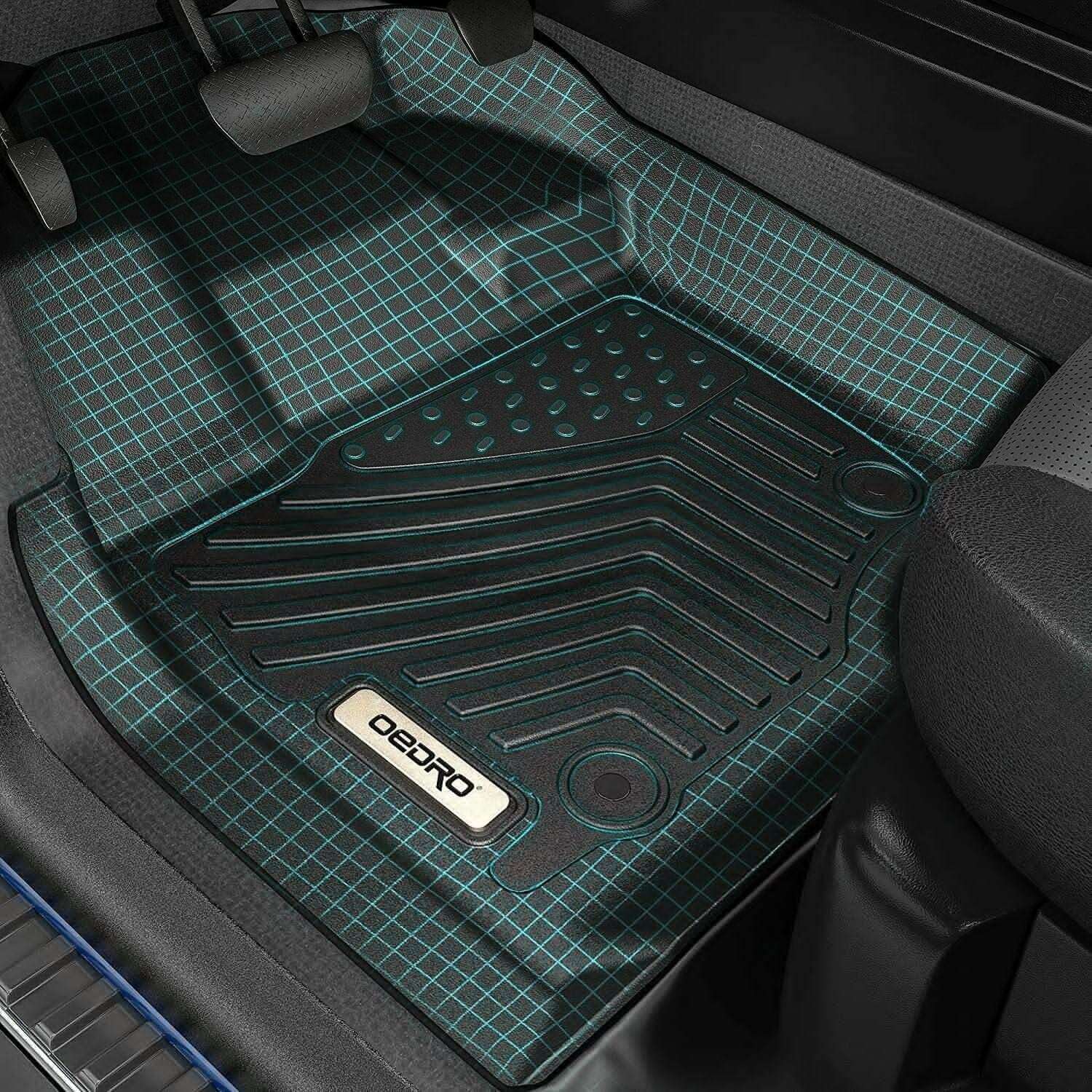 Ledkingdomus Floor Mats TPE Rubber 3D Compatible with 2015-2020 Chevy/Chevrolet Tahoe/GMC Yukon Carpet