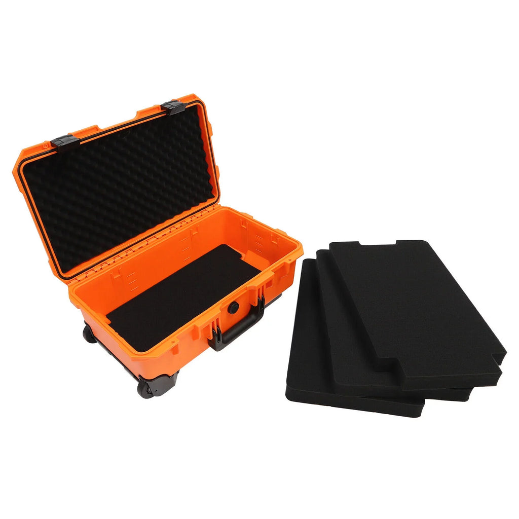 22-Inch Multi-Purpose Case Camera Box W/Customizable Foam IP67 Liquid Protective Camera Case