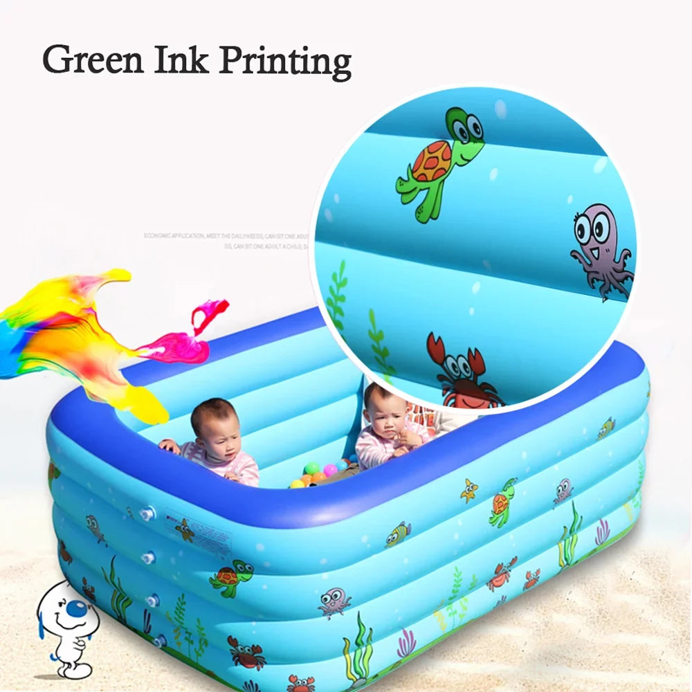 Portable Swimming Pool Inflatable Swimming Pool Basin Kid Bathtub