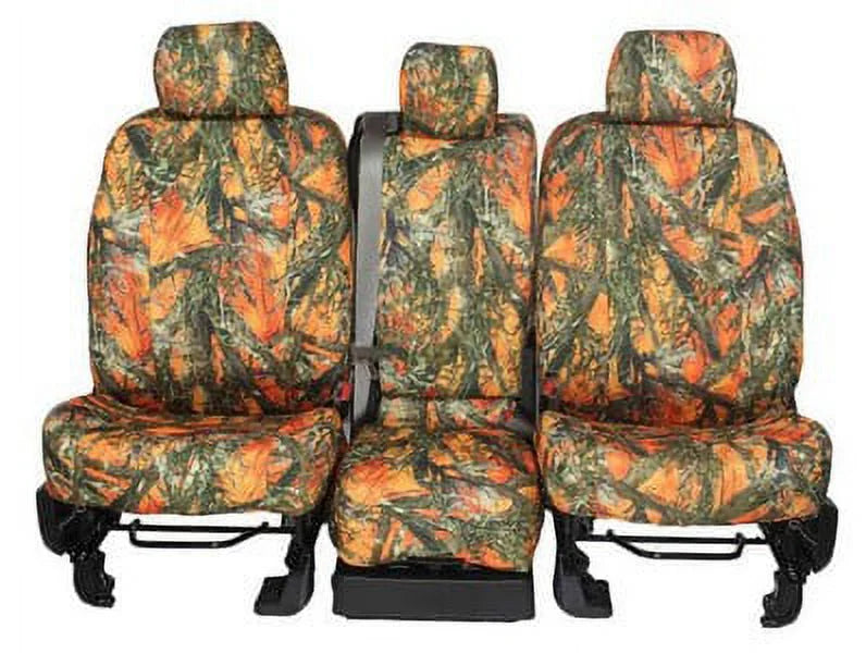 CalTrend Rear TRUETIMBER Seat Covers for 1994-1997 Toyota Land Cruiser - TY121-72KA BLAZE Insert and Trim